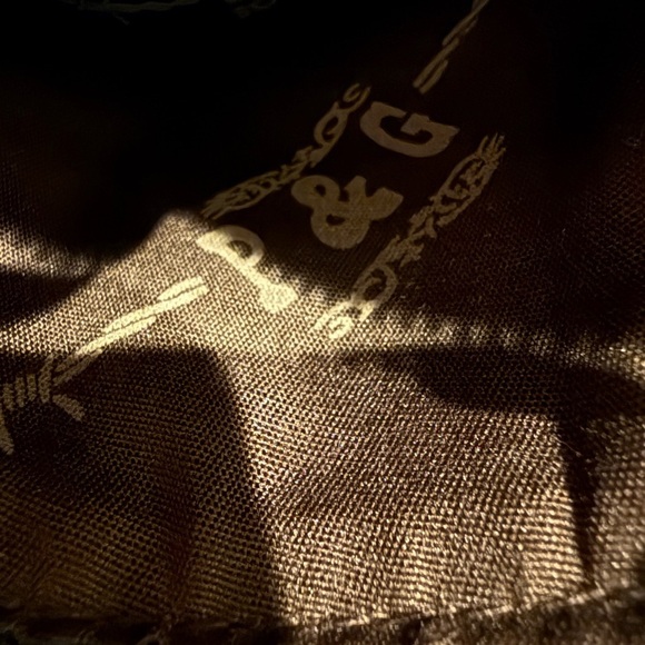 P&G Western Faux Leather Fringed Messenger Bag Texas Flag - Picture 5 of 5